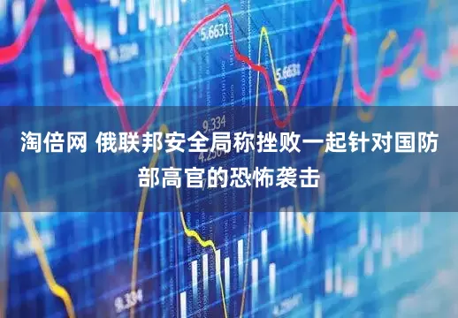 淘倍网 俄联邦安全局称挫败一起针对国防部高官的恐怖袭击